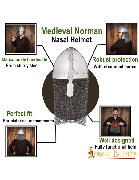 Casque Normand avec Camail