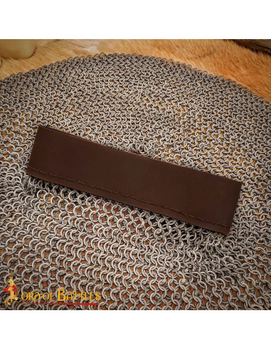 Aventail maille plate pleine et rivetée